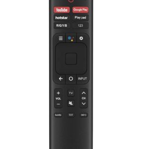 Hisense ERF3I69H Remote Control Replacement for 50RG, 55RG, 65RG, A7G, EXAT, U7G Series TVs